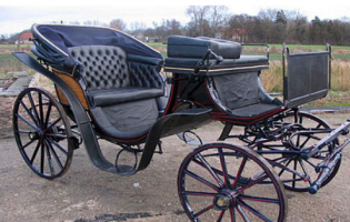 CEZAM chaises sleighs horse carriages antics wheels wicker seats